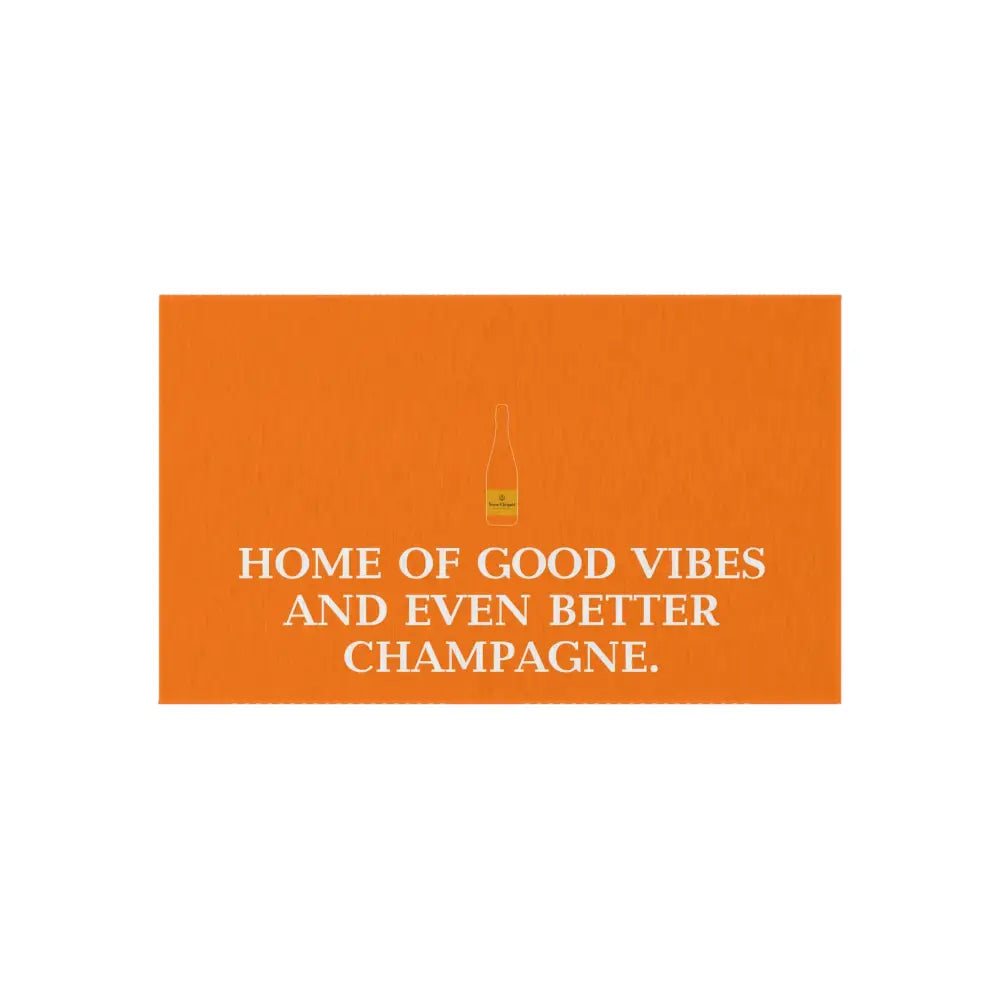 Veuve Clicquot Outdoor Rug – Luxury Champagne Patio & Poolside Decor - 36’’ × 60’’ - Home Decor