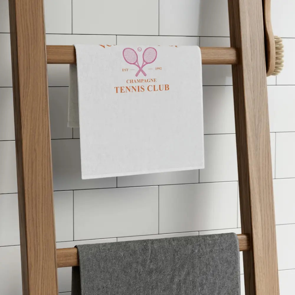 Veuve Clicquot Tennis Club Towel 11x18 - White / 11’’ × 18’’ - Home Decor