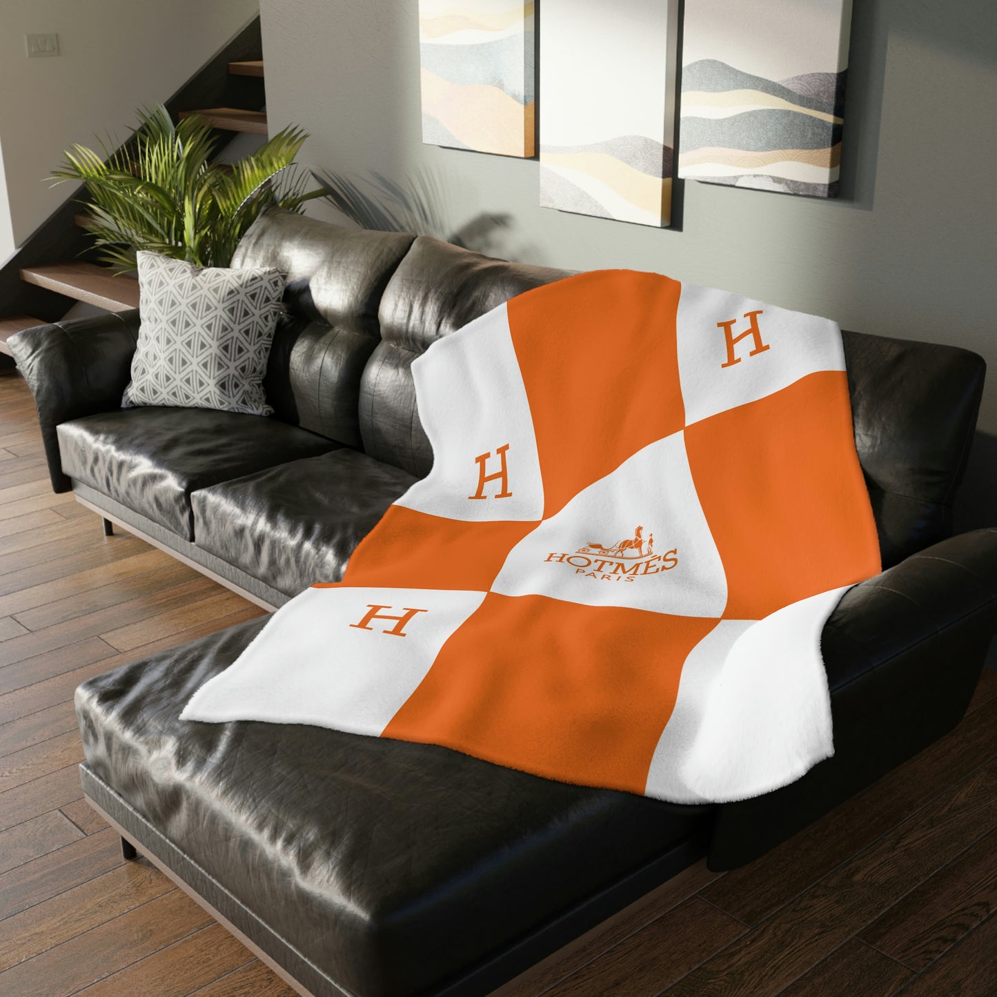 Hotmes Paris Minky Blanket (Two-sided print)