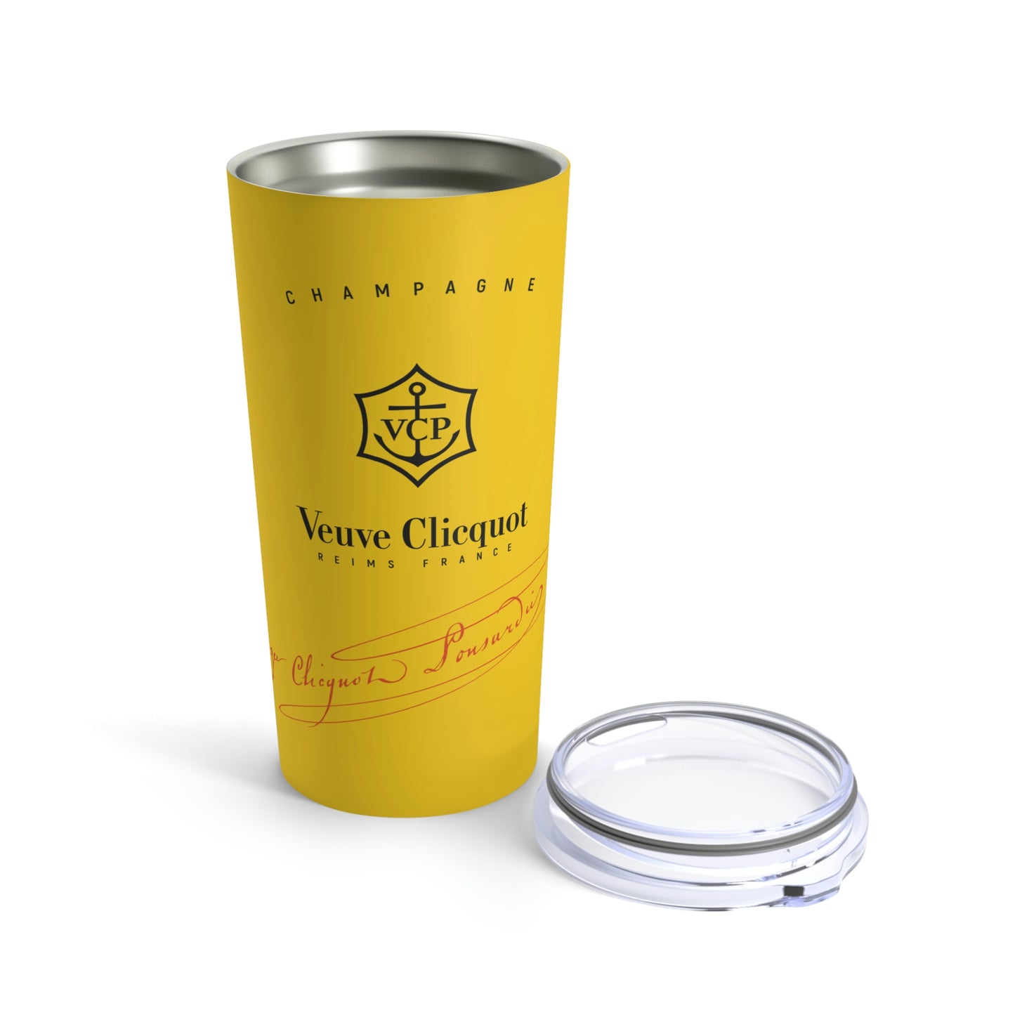 Veuve Clicquot Travel Mug | Insulated Stainless Steel Tumbler