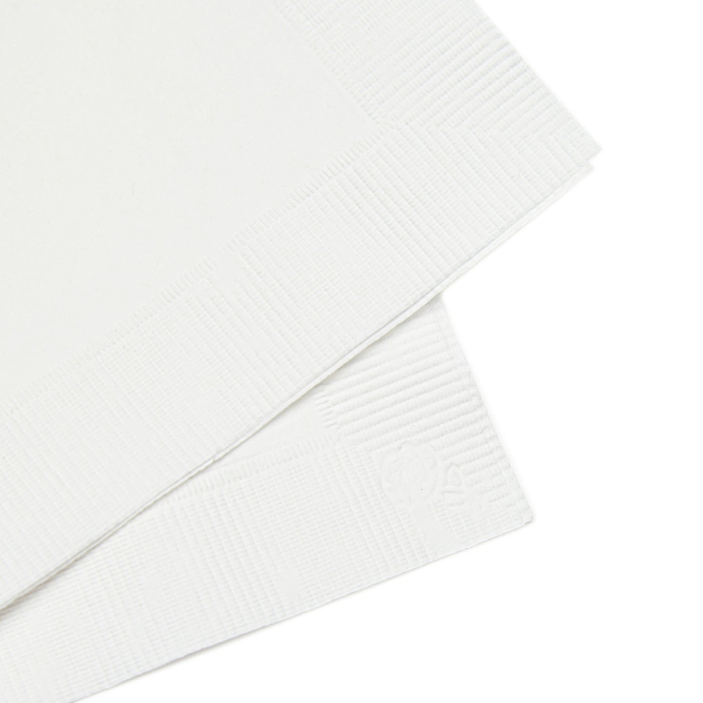 Eat & Repeat White Coined Napkins