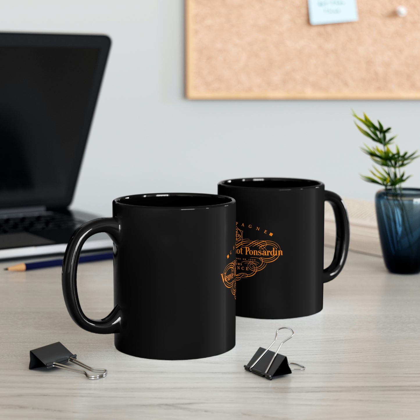 Veuve Clicquot Ponsardin Black Mug -  11oz