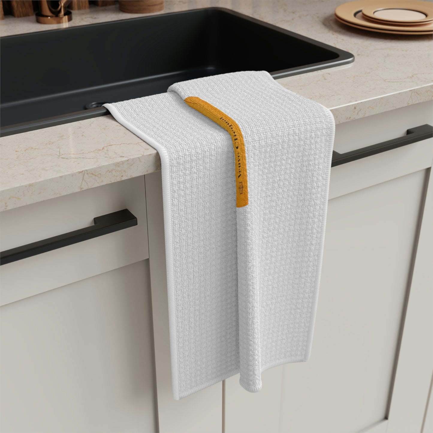 Pour Decisions Veuve Tea Towel