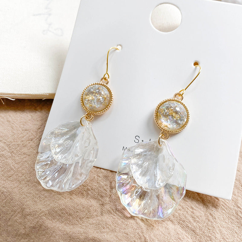 K Collective Acrylic Shell Earrings