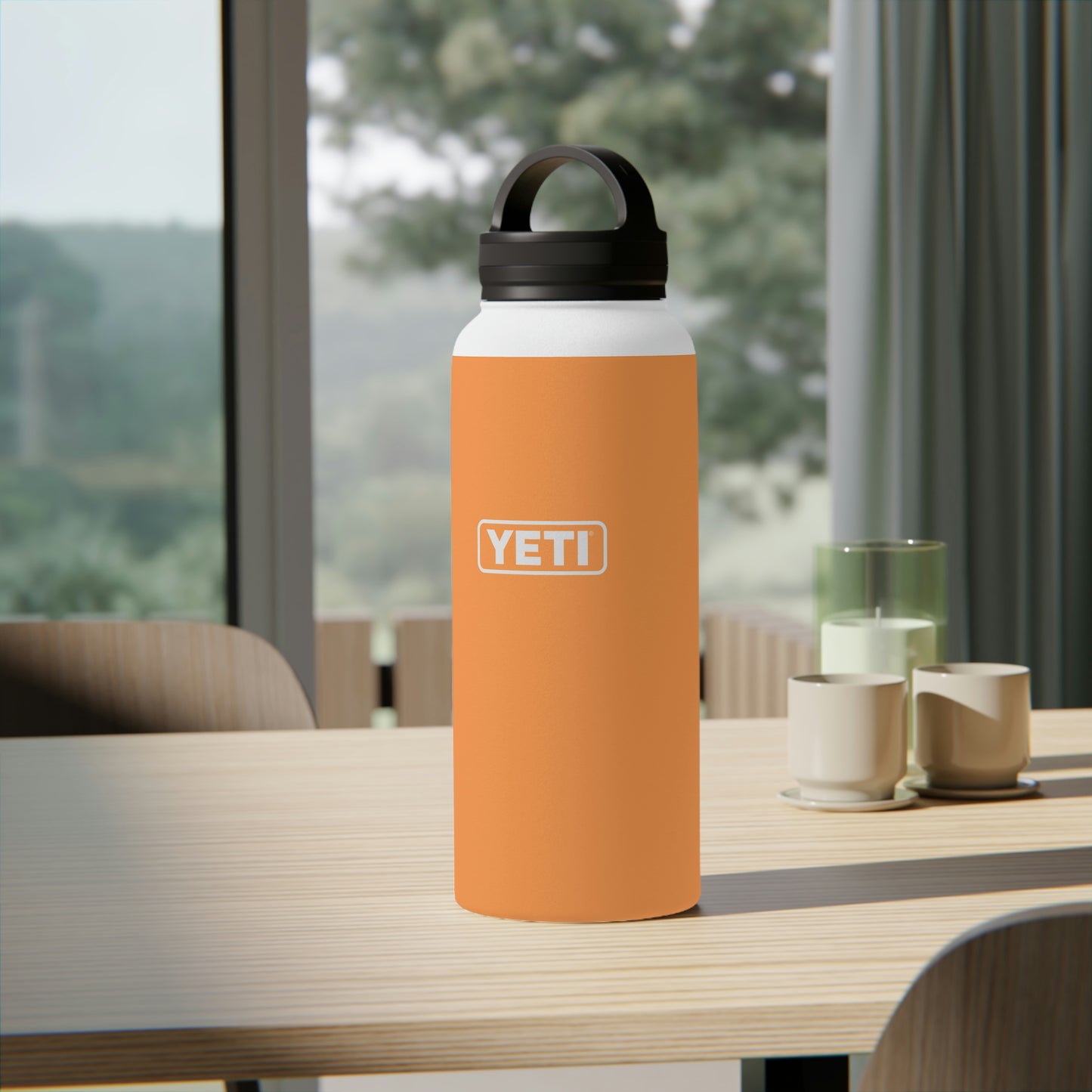 YETI Stainless Steel Water Bottle, Handle Lid