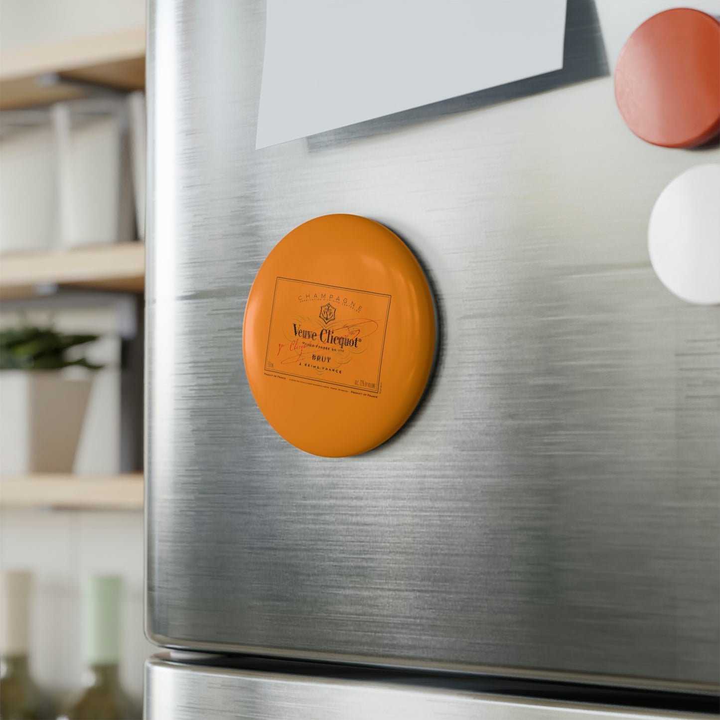 Veuve Clicquot Brut Button Magnet