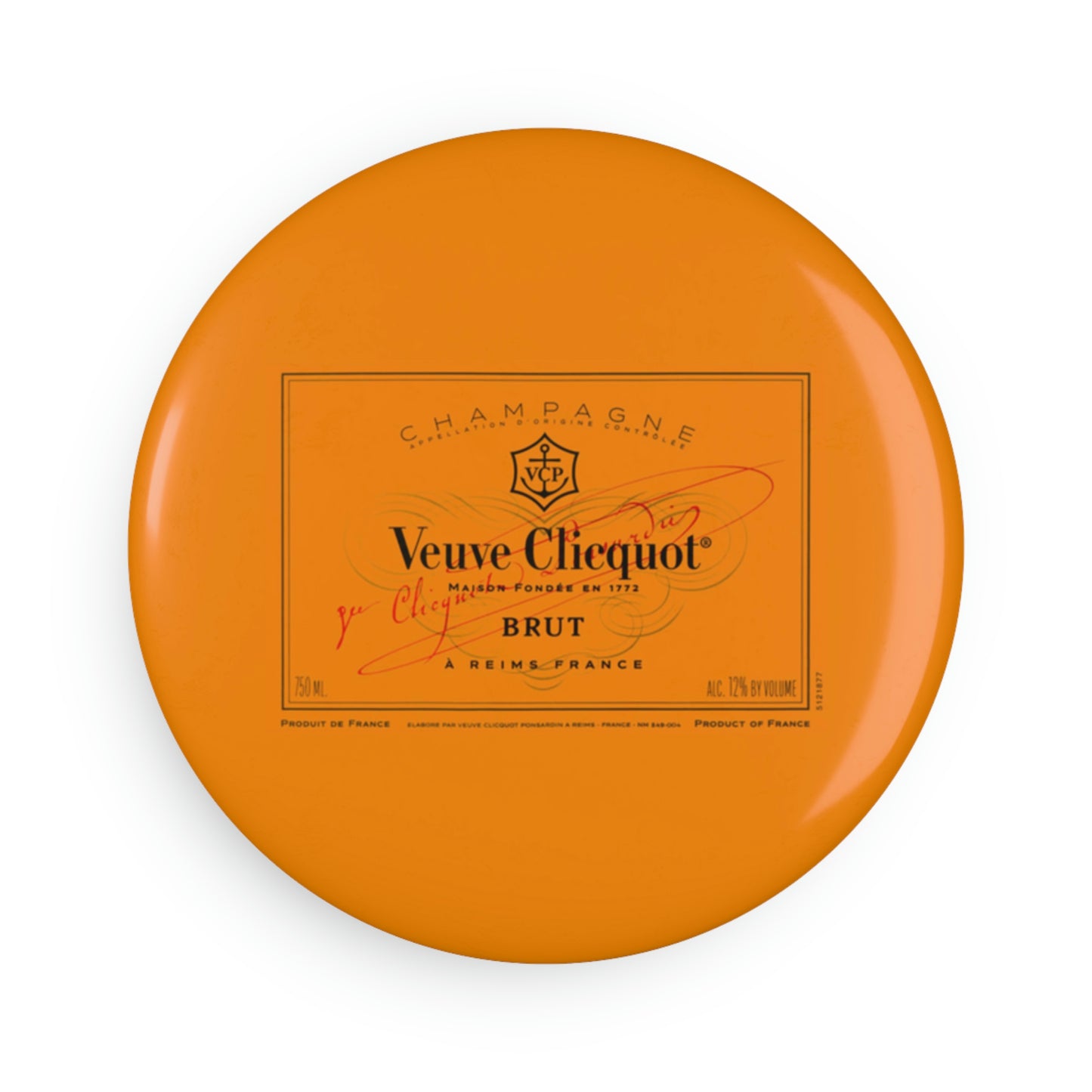 Veuve Clicquot Brut Button Magnet