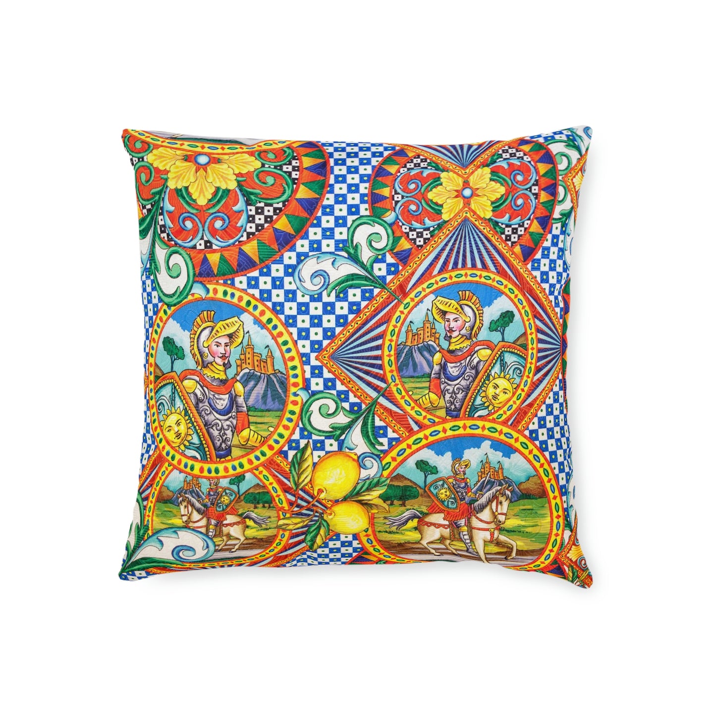Dolce & Gabbana Inspired Pillow | Luxury Designer Cushion Cover