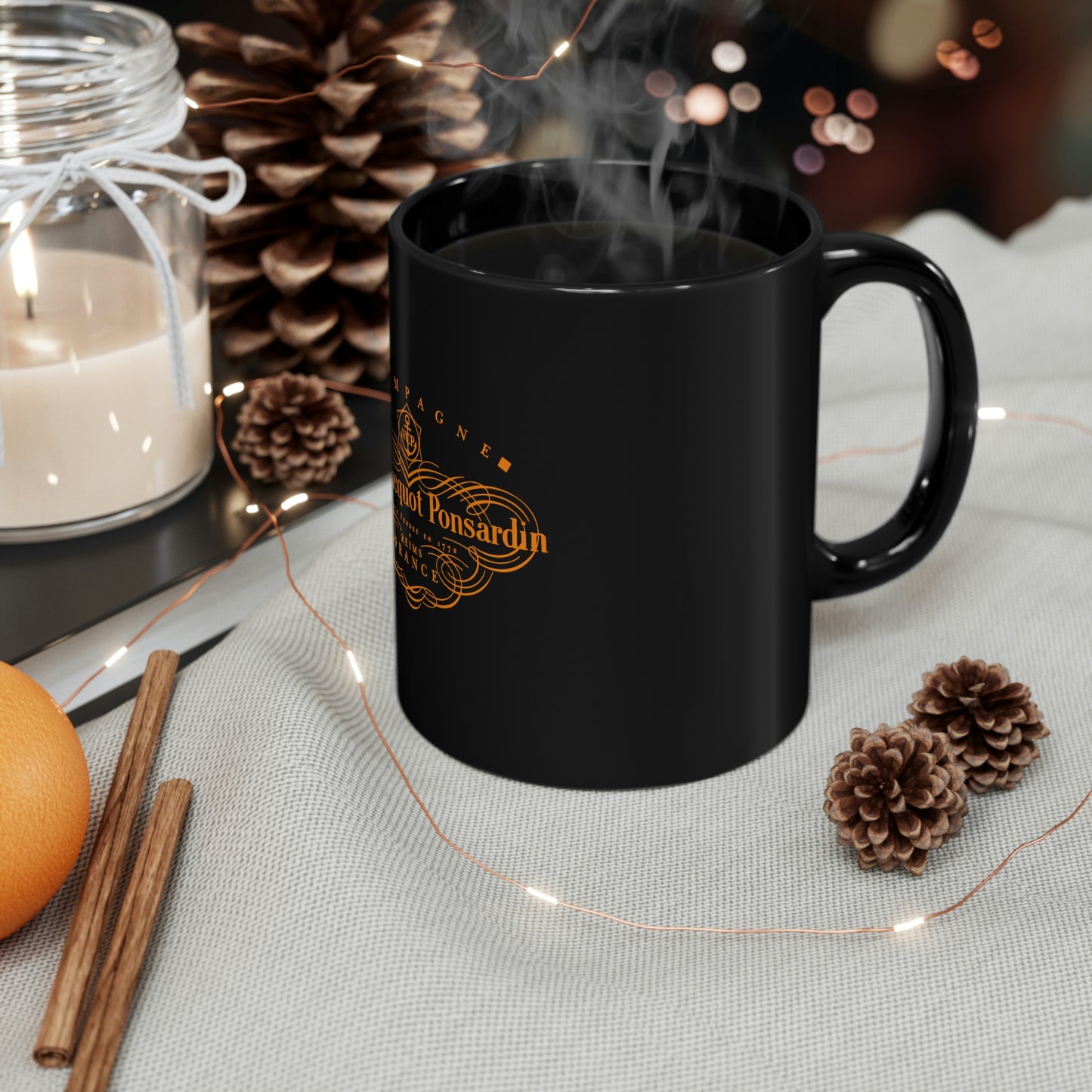 Veuve Clicquot Ponsardin Black Mug -  11oz